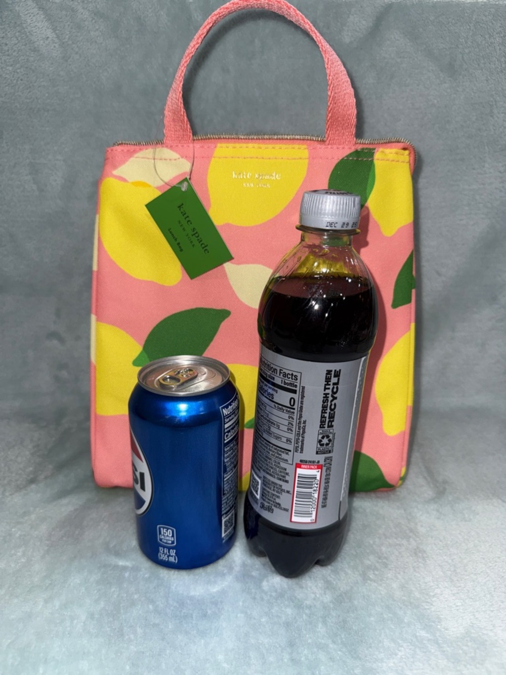 kate spade Pink Lemon-Print lunch bag - Picture 14 of 14